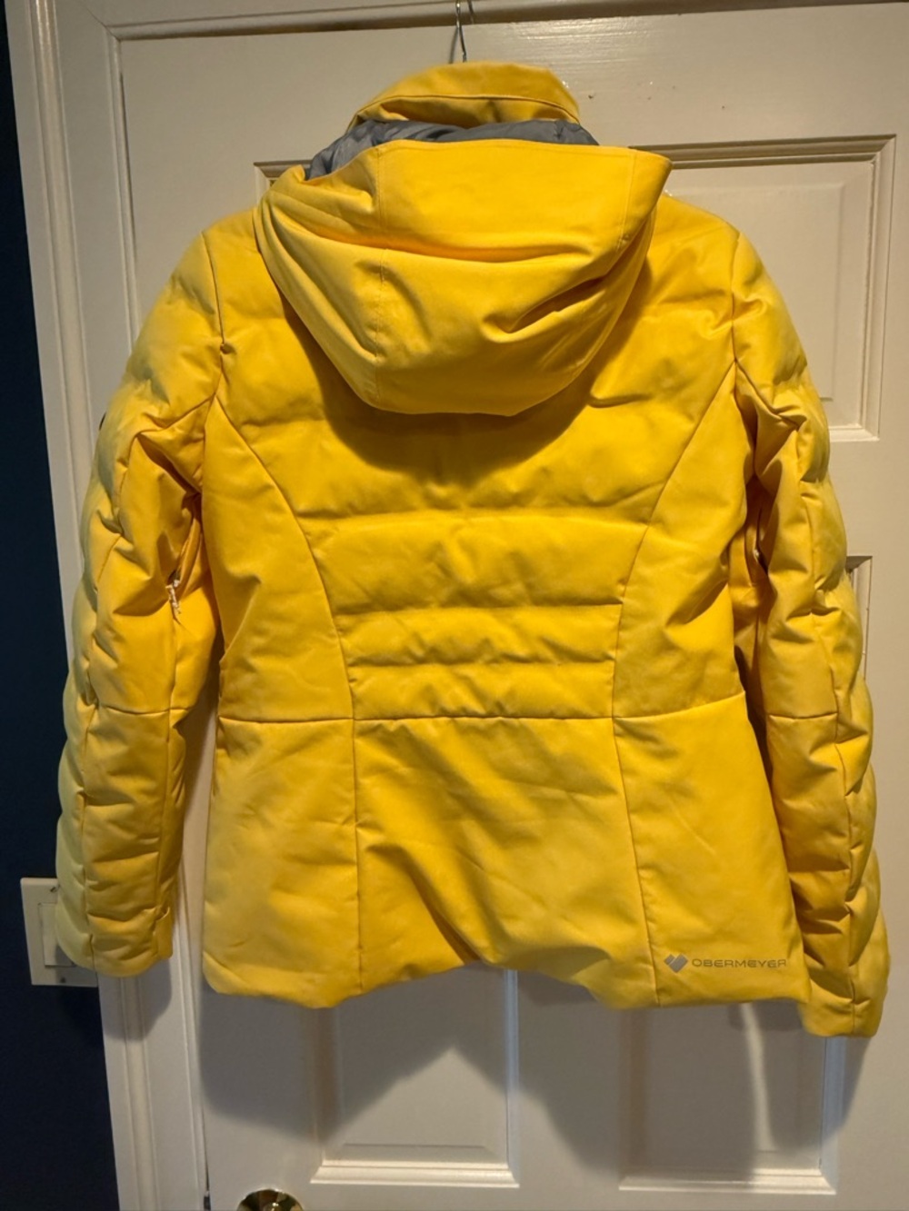 Obermeyer Women's Cosima Down Ski Jacket - Yellow, size 6 - Picture 3 of 11